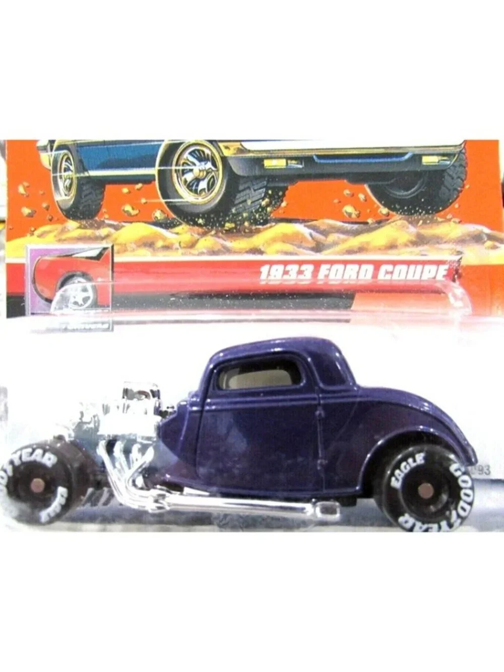 Vintage Die Cast Matchbox 1933 Ford Coupe 20/100 Purple 1999 96093 Great Drivers